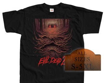 The Evil Dead 2 V14 Horror Poster T-SHIRT All sizes S-5XL Cotton