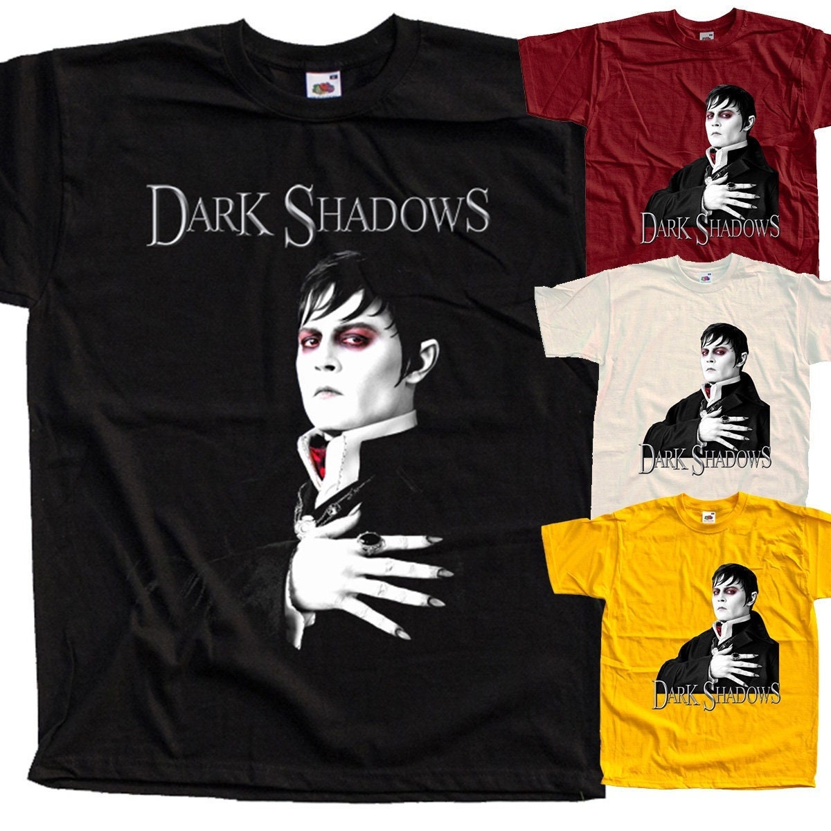 Discover Dark Shadows V4 Horror Poster T-SHIRT