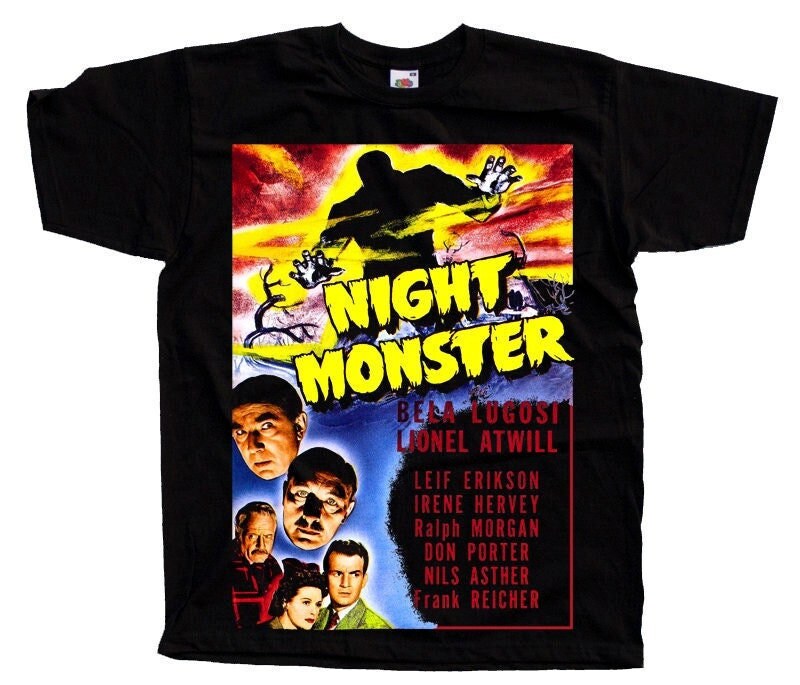 Discover Night Monster V1 Horror T-Shirt