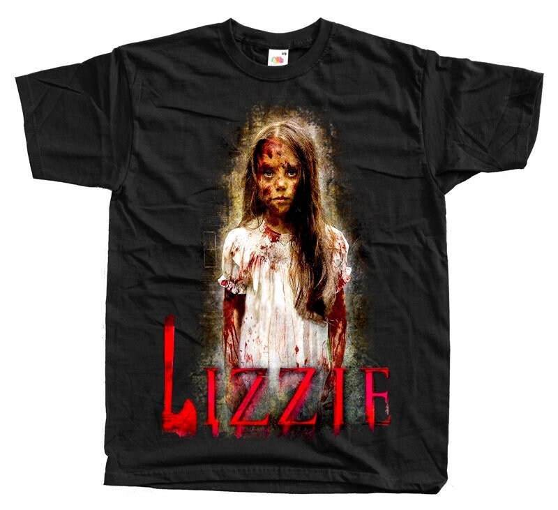 Discover Lizzie V1 Horror Poster T-SHIRT