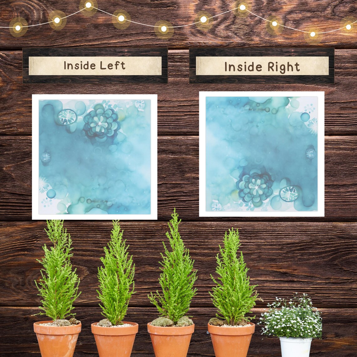 Blue Watercolor Sea Turtle Note Cards, Blank Turtle Note Card Set ...