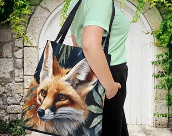 トートバッグ Fennec HEART STRING BAG PINK FNFBP01PIF Fennec Fox Tote Bag, Unique Gift for Nature and Animal