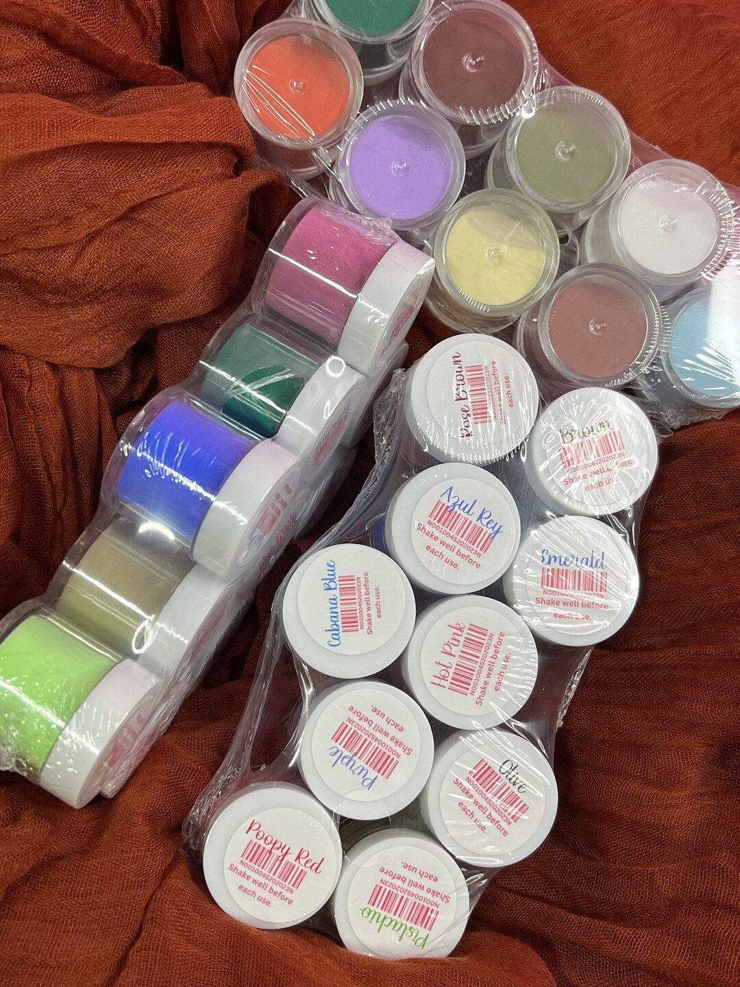 10 Color Acrylic Powder Acrylic Nails press on Nails gel X Etsy