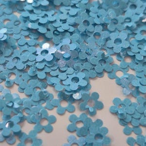 Celeste Daisy Hollow Flowers, Polyester Crafting Glitter: Slime, Tumbler Supplies (1oz) 4mm