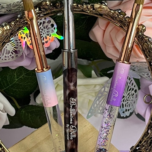 Oval Nail Brush 10. Acrylic Nail Brush. Kolinsky Brush. Etsy