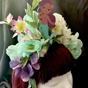 Flower Crown, Mermaid, Under the Sea, Tiki, Pin Up, Floral hairband, Summer, Photo Shoot, Luau