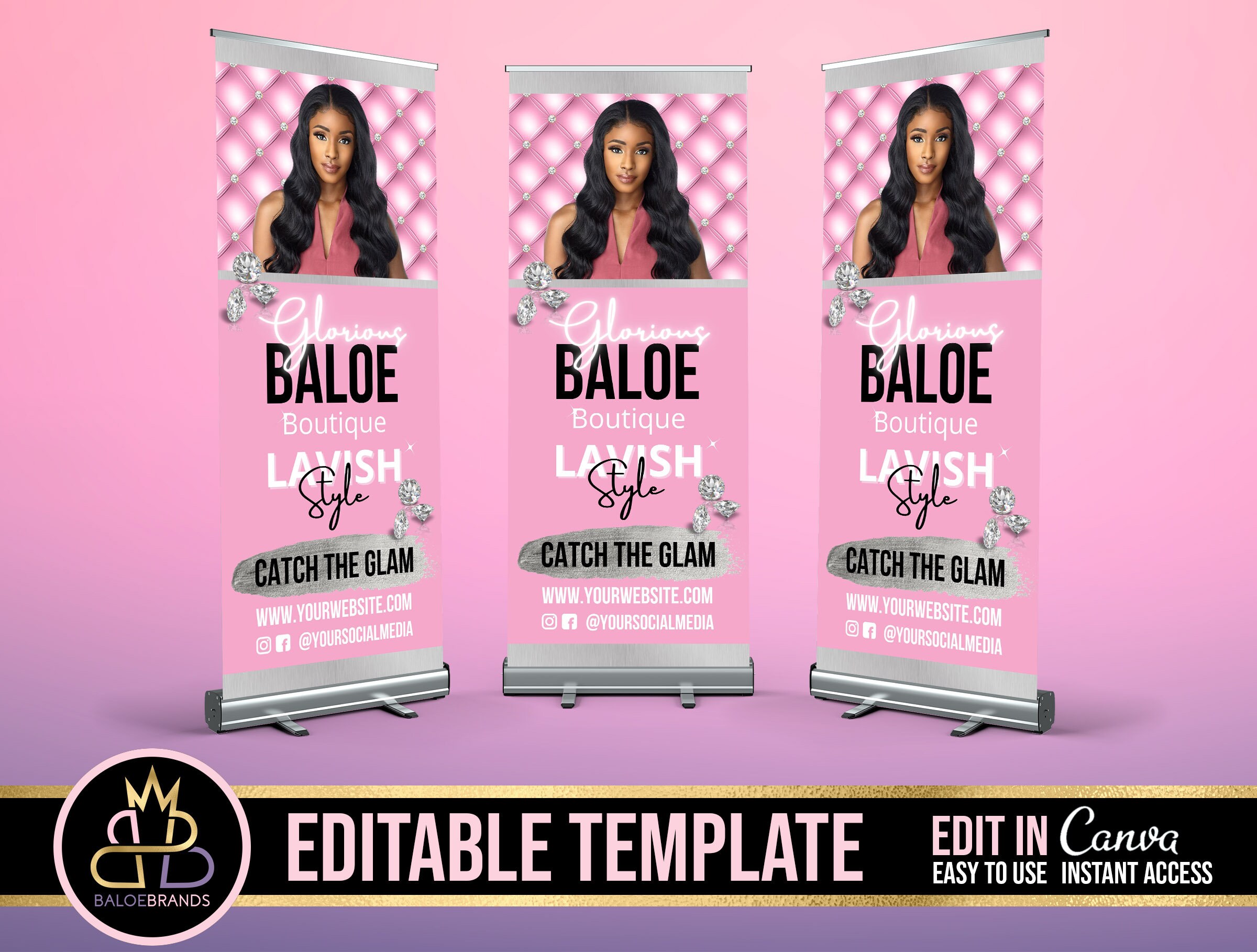 retractable-banner-template-canva-roll-up-banner-editable-etsy