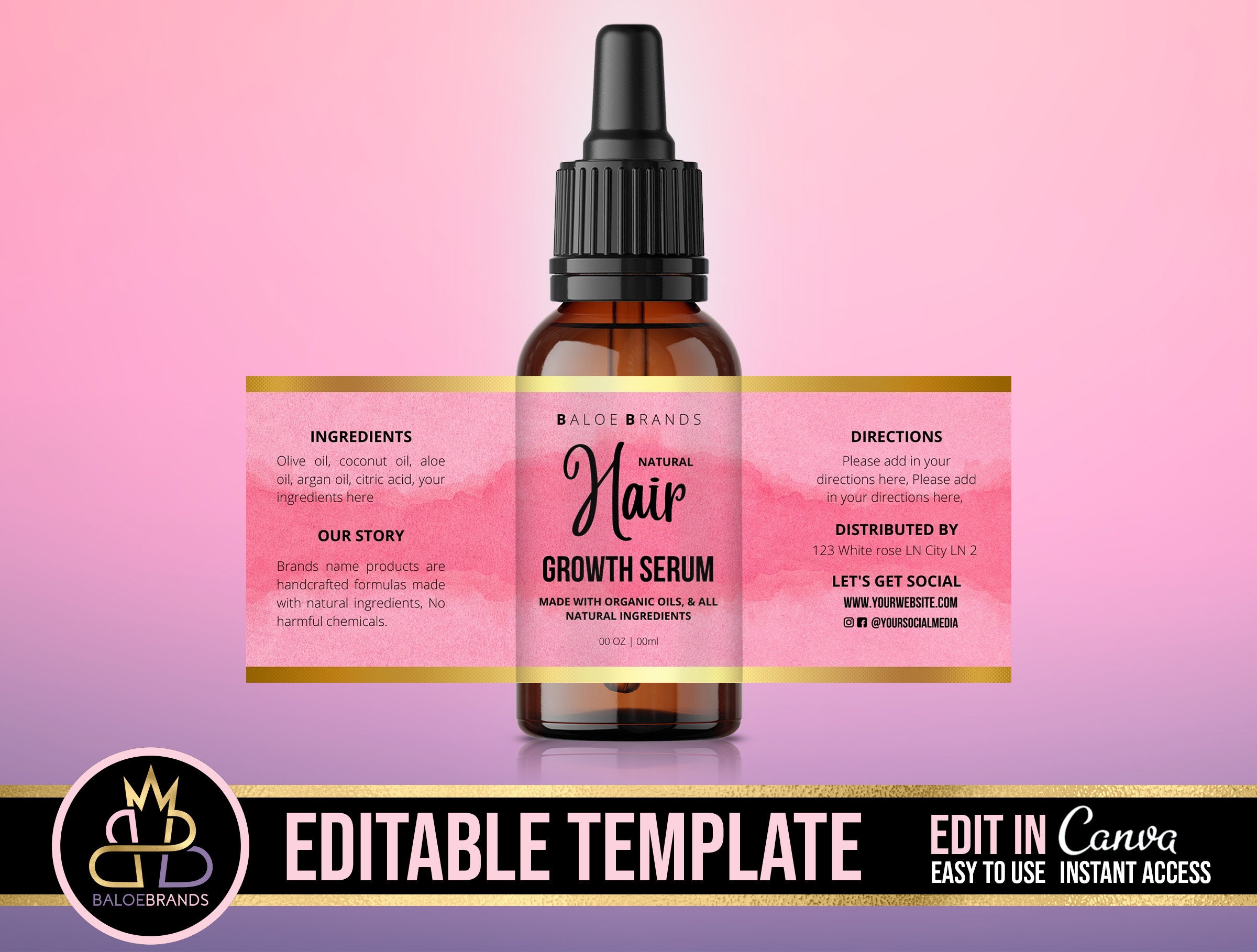 DIY Oil Bottle Label Hair Oil Hair Growth Oil Dropper - Etsy DIY Oil Bottle Label Hair Oil Hair Growth Oil Dropper - Etsy