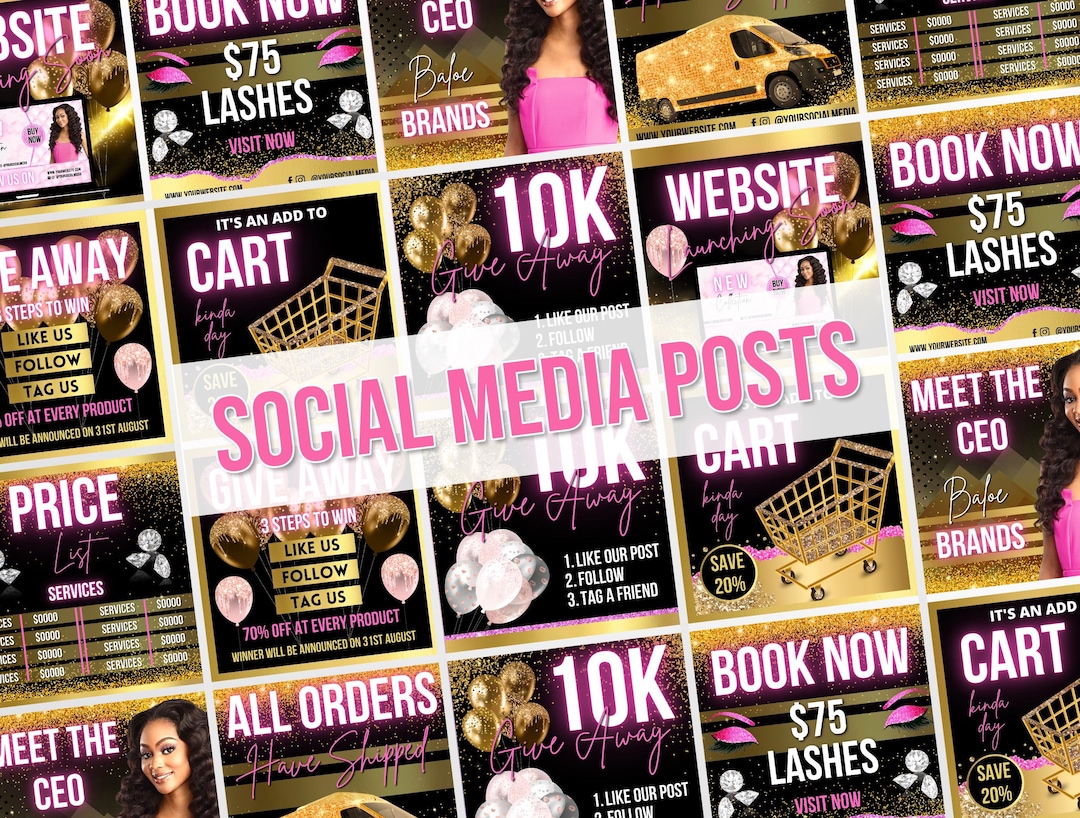 Social Media Post, Templates for Instagram, Small Business Templates ...