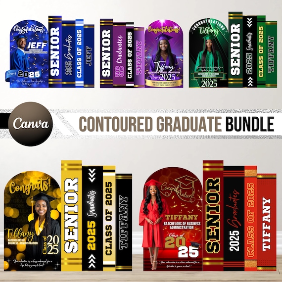 Custom Graduation Decor Bundle, Graduation Books Editable Canva, Graduate Panel Board, Grad Arch Foam Board, Backdrop Banner Prom Homecoming
