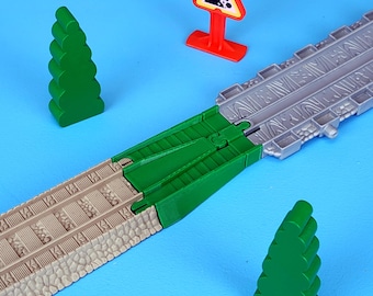 Adaptadores de vías Thomas Take-n-Play para Trackmaster 08-13 (x2) - Varios colores