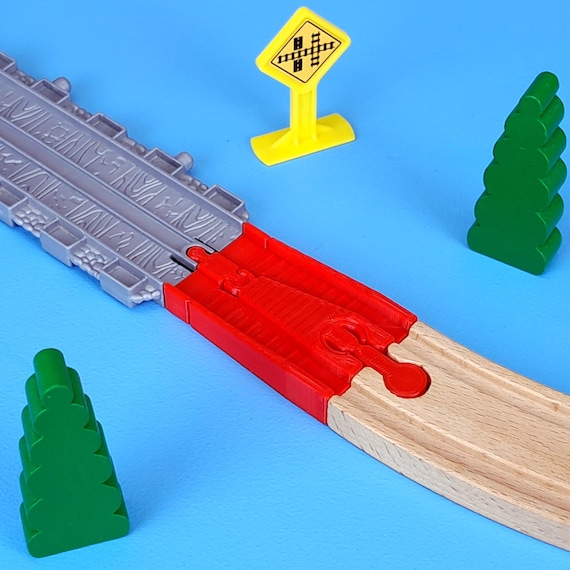 Thomas Take-n-Play / Take Along Adapters to Wooden Track x2 - Various Colours