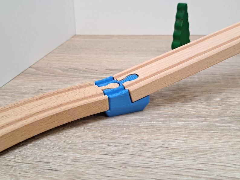 Connector Ramp Angels Angled Duplo to Wooden Train Track Adapter - Bridge Ramp Support ...