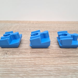 Angled Duplo to Wooden Train Track Adapter Bridge Ramp Support Connector Up Ramp - 3 Pieces