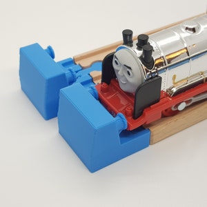 End stops / Buffers for wooden train track, compatible with Brio, Ikea, Bigjigs and more image 2