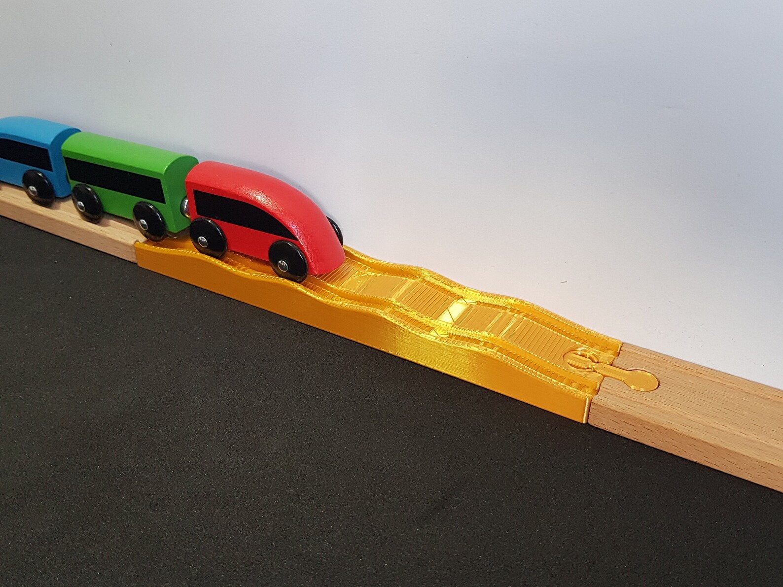 Bumpy Straight Track for Wooden Train Track Compatible With | Etsy