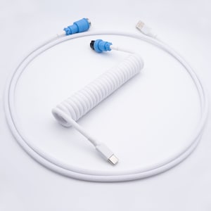 PREMADE IN STOCK - Blue Splash Mechanical Keyboard Cable