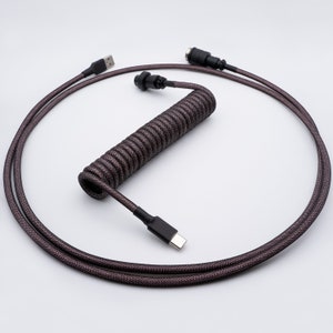 PREMADE IN STOCK - Dark Pink Lemonade Mechanical Keyboard Cable
