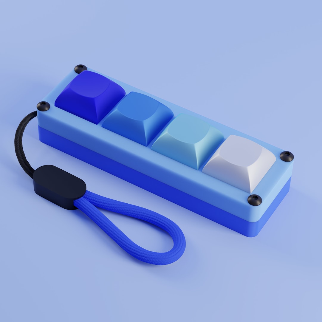 Mechanical Clicky Fidget 200 Colors, Click Brick Quadruple Key, Keyboard Switch, ASMR Fidget