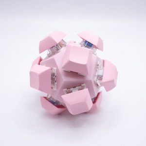 Mechanical Switch Clicky Fidget - 105+ Colors, 12 Keys Dodecahedron, Keyboard  Switch, ASMR Fidget, Button Clicker, Stim Toy