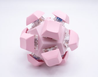 Mechanical Switch Clicky Fidget - 105+ Colors, 12 Keys Dodecahedron, Keyboard  Switch, ASMR Fidget, Button Clicker, Stim Toy