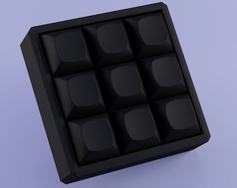 Mechanical Switch Clicky Fidget - Stealth Th 9 Keys Pad, Keyboard Switch, ASMR Fidget, Button Clicker, Stim Fidget