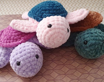 Crochet turtles