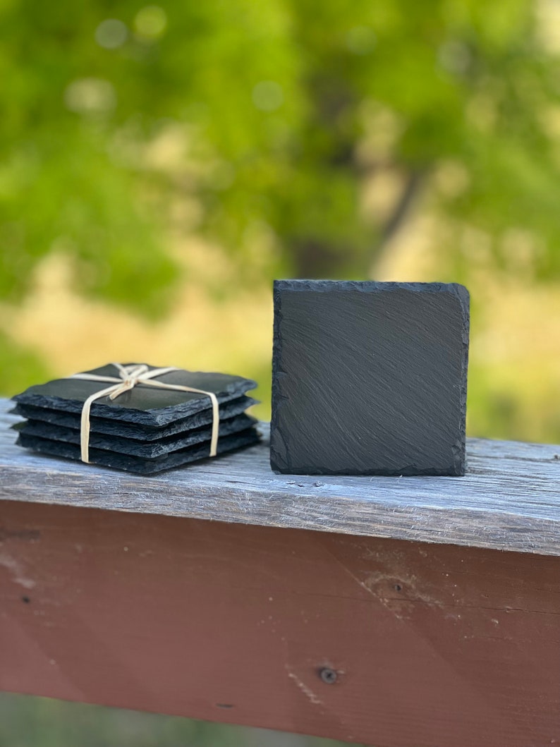 Slate Coaster set of 8/32/64/100/200 Bulk Wholesale Slate Coasters