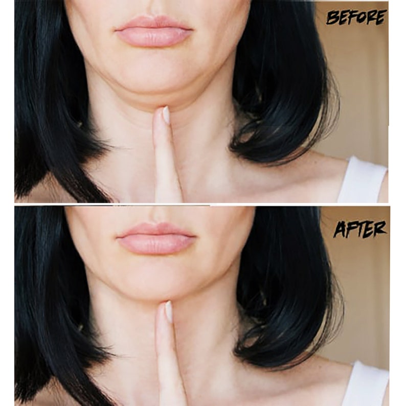 Remove Double Chin Body Slimming Face Contouring Photo Retouching