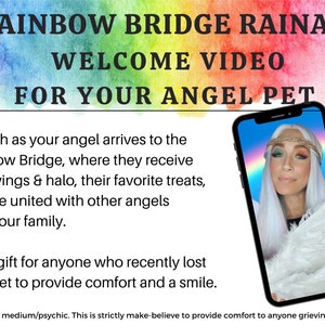 Custom Rainbow Bridge Welcome Video