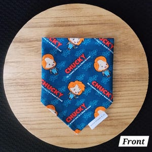 Halloween Scary Doll and Clown Pet Bandanas