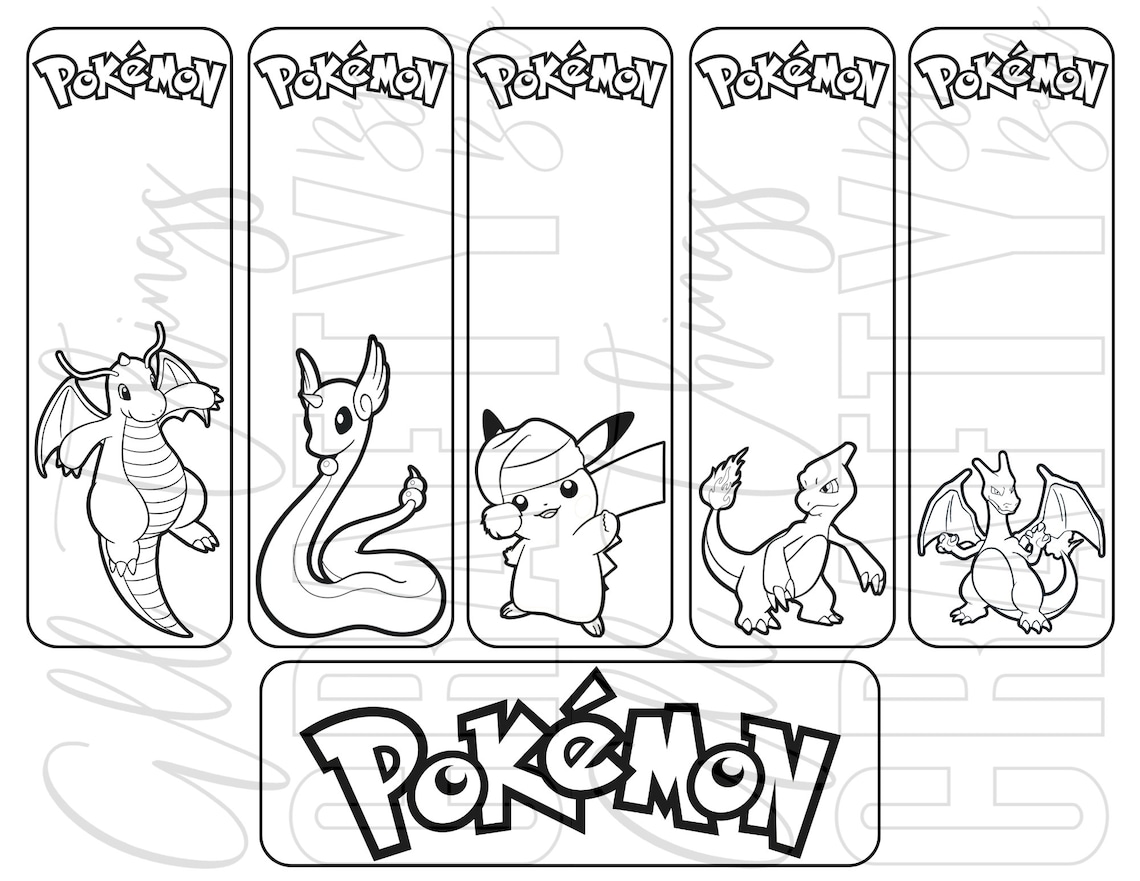 Marque Page Pokemon A Imprimer