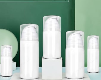 Airless Pump Bottle Wholesale Empty Lotion Cream Liquid Bottle Plastic Cosmetic Container Vacuum Action