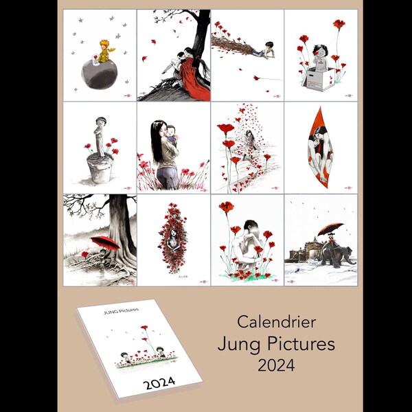 Calendrier mural JUNG Pictures 2024