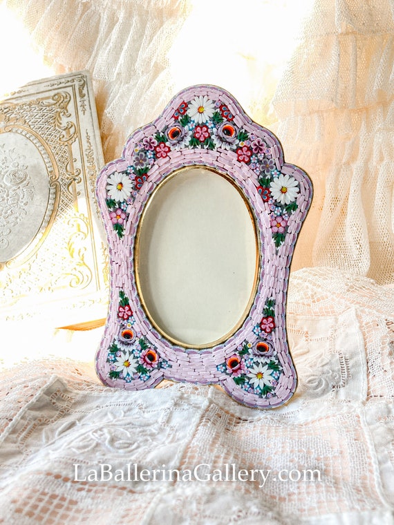 Italian Florentine Micro Mosaic Jewelry Byzantine Florence Italy