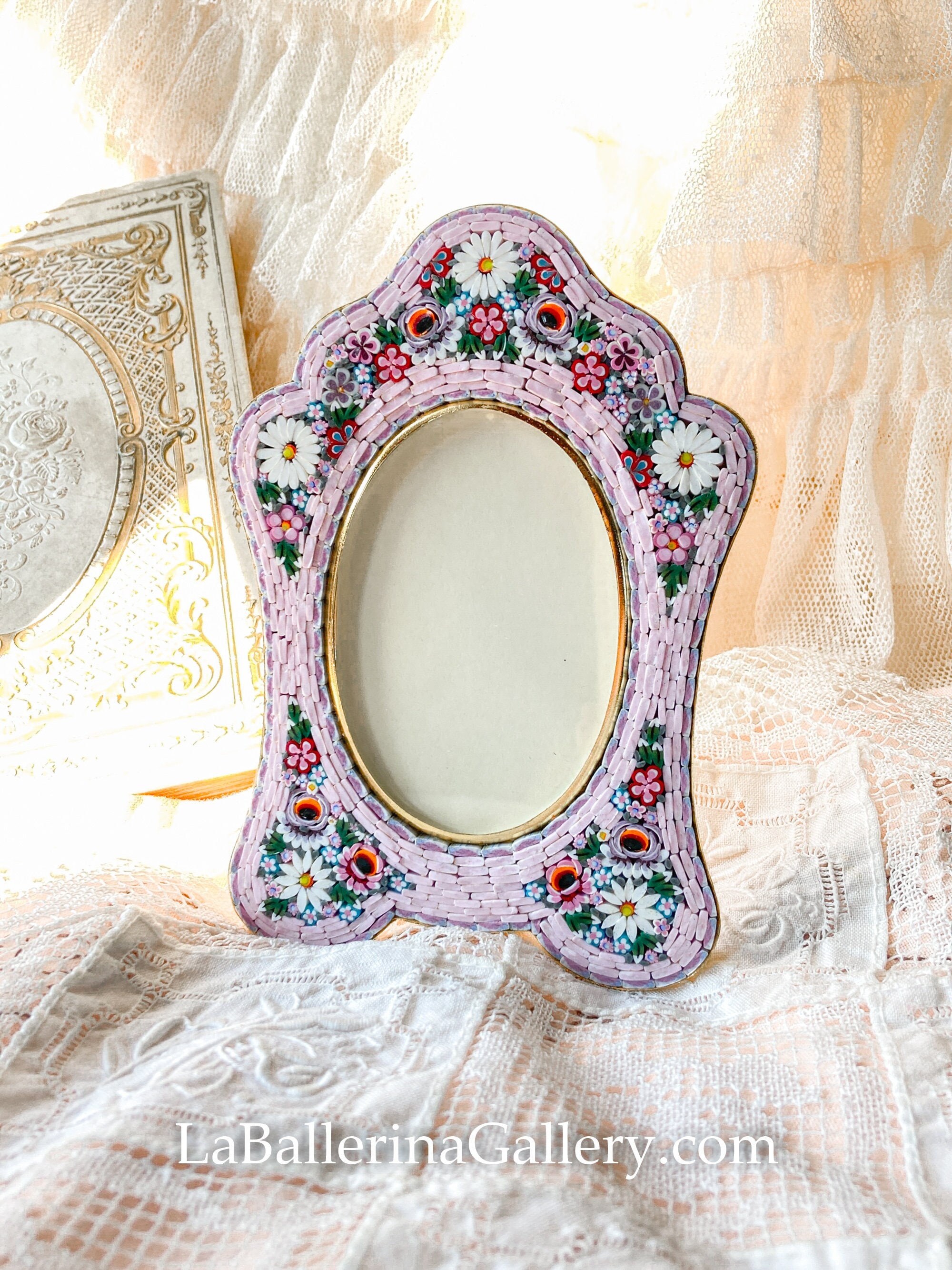 Italian Florentine Micro Mosaic Jewelry Byzantine Florence Italy