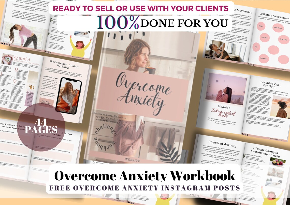 ULTIMATE WORKBOOK BUNDLE 100% Done for You Workbooks Life Coach Lead ...