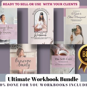 ULTIMATE WORKBOOK BUNDLE 100% Done for You Workbooks Life Coach Lead ...