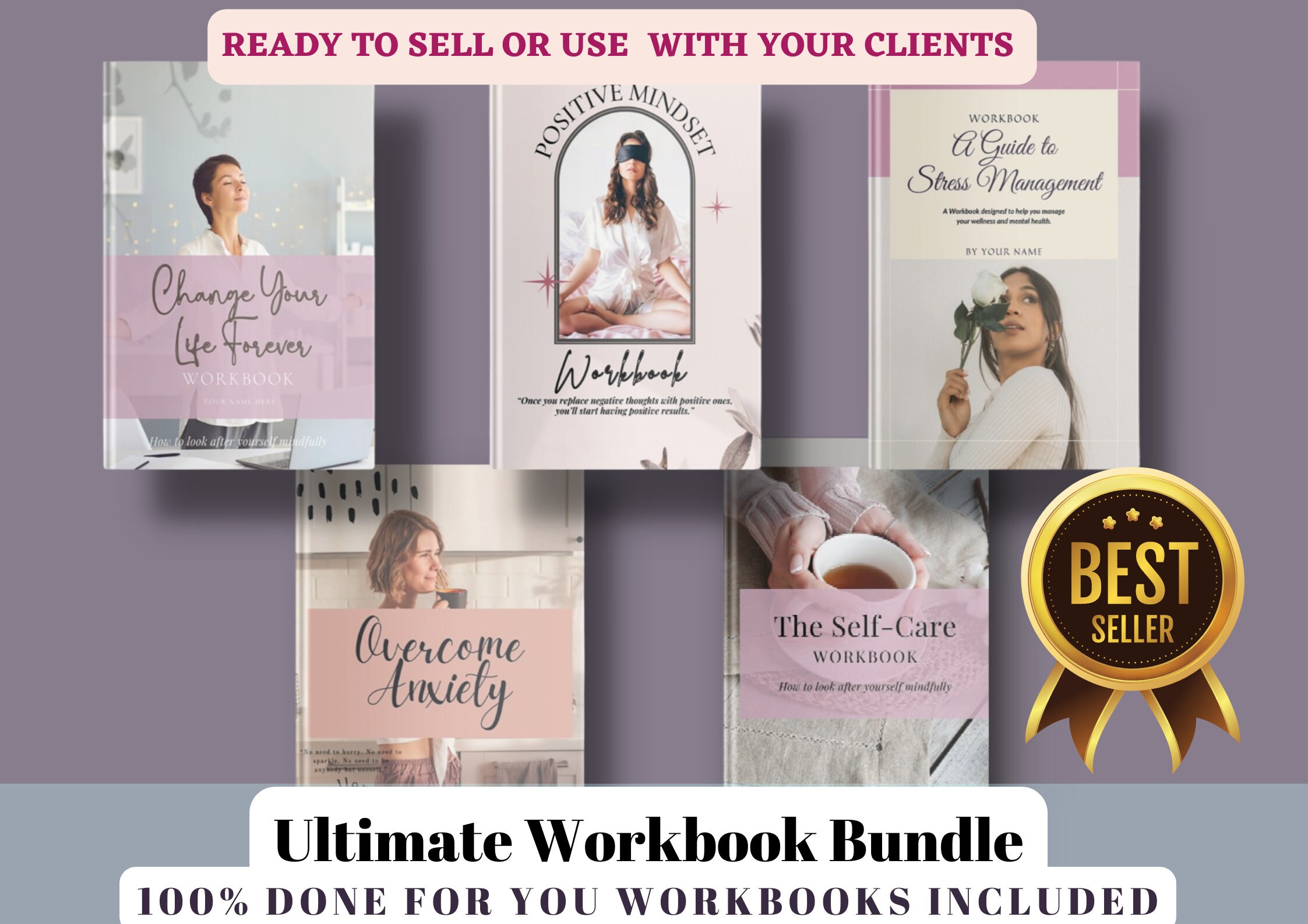 ULTIMATE WORKBOOK BUNDLE 100% Done for You Workbooks Life Coach Lead ...