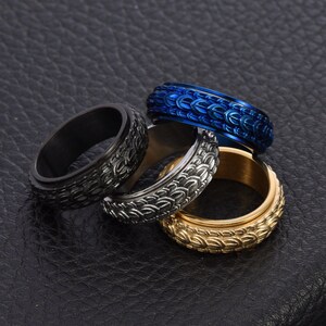 Titanium sale dragon ring