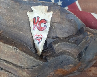 hand painted arrowhead