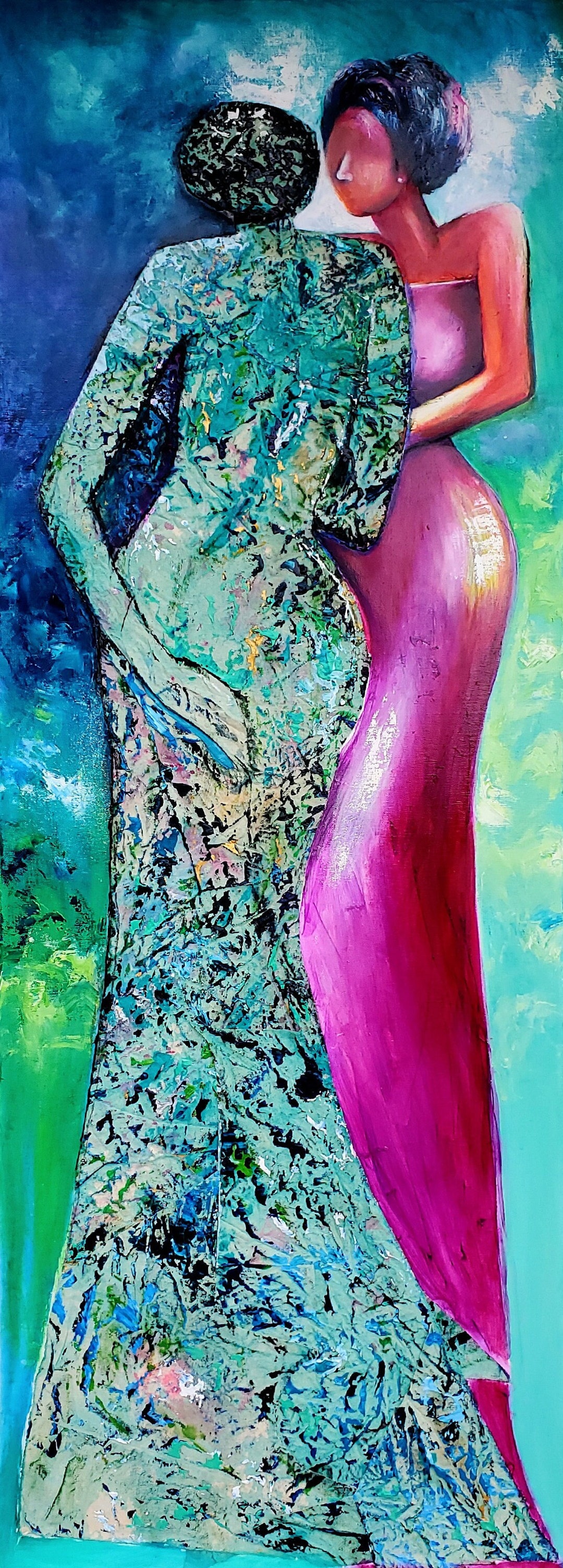 Asante Sana African Art Gallery's One of a Kind Abstract Etsy