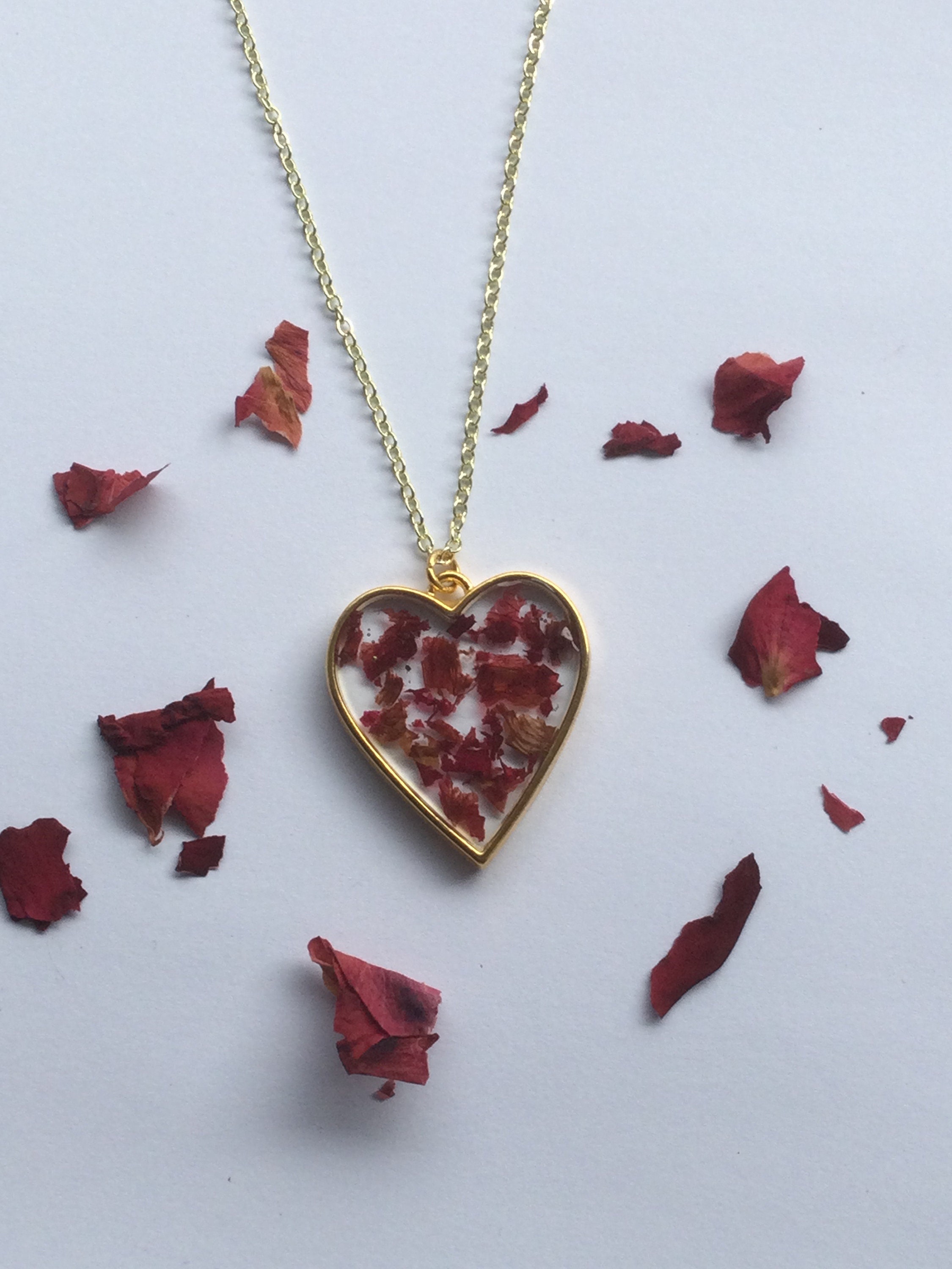 Jewelry made from rose petals outlet