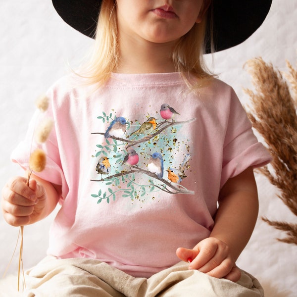 Kids Bird Shirt Etsy