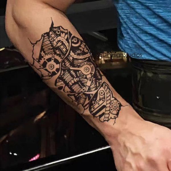 Cyberpunk Arm Tattoo main image 1