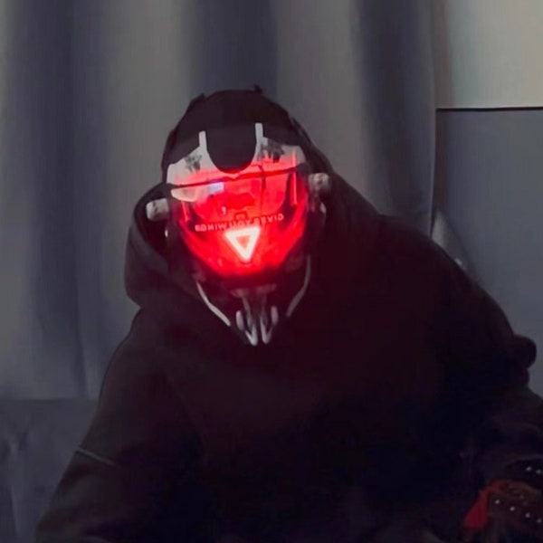 Mechanical War-X Cyberpunk Mask-Cyberpunk Helmet - Futuristic Mask -Tech Mask-Cyberpunk Cosplay Merch