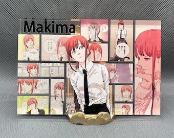 Makima fotolijst-acrylplaat-bureaubladdecoratie-cadeau voor vrienden-verjaardagscadeau