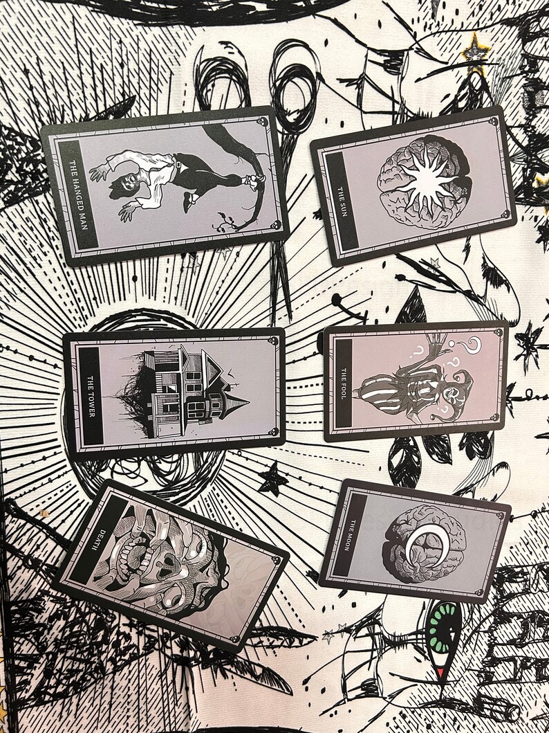 Phasmophobia Tarot Cardsgame Tarot Cardsphasmophobia Collectibles