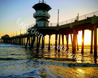 Foto do cais de Huntington Beach
