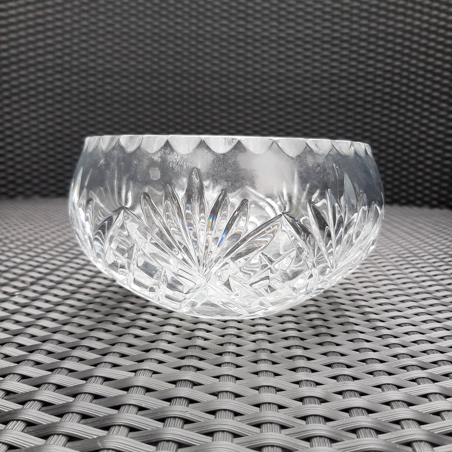 Edinburgh Crystal Bowl Medium Ornament Decoration Glass Etsy